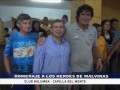 EMOTIVO HOMENAJE A HEROES DE MALVINAS EN CAPILLA DEL MONTE
