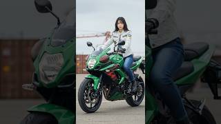 【蔵出し】ライダー的な女性がバイクに乗るだけ
