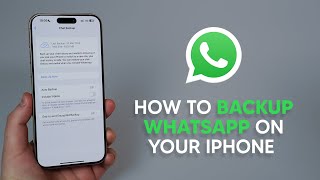 (2024) iPhone WhatsApp Backup - All Issues Fixed!!