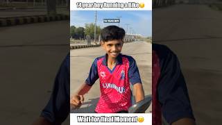14 year IPL boy riding a Bike👍 ft. DSP Siraj #cricket #shorts #trending