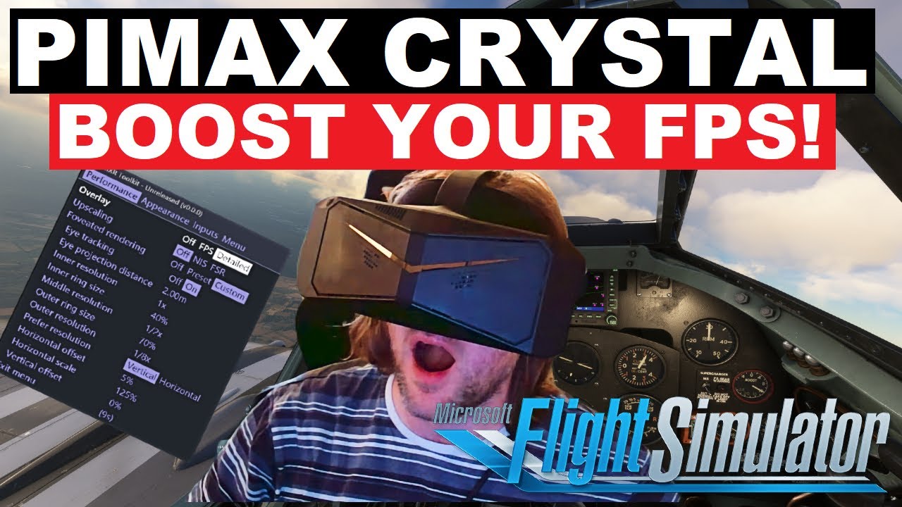 Pimax Crystal: Maximize resolution or TLOD? - Virtual Reality (VR) -  Microsoft Flight Simulator Forums