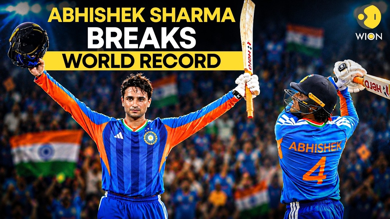 Abhishek Sharma Shatters World Record With 30-Ball Century Against Afghanistan | Originals
