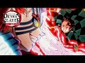 Tanjiro And Giyu Vs Akaza Full Fight In Hindi Dubbed Part1