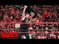 Brock Lesnar Hits Seth Rollins With Six F 5s Raw Jan 28 2019