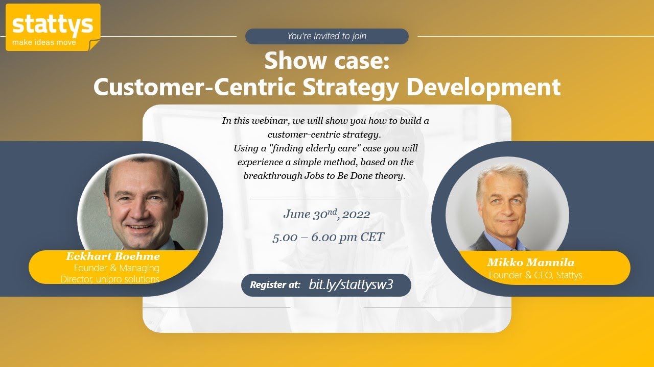 Show case   Customer Centric Strategy Development