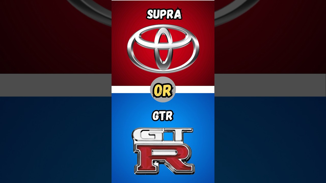 Toyota Supra Vs. Nissan Gtr. Would you rather,(Quiz,challenge,question)