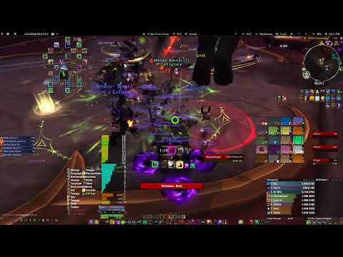 Spike Flail vs. Mythic Assault of the Zaqali - Demo Lock RL PoV