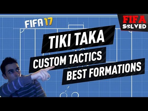 FIFA 17 Tiki Taka Custom Tactic Tutorial - BEST Formations