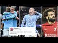 AMAZING Reactions to Haaland Equaling Salah 32 Goal record | Man city Vs Leicester 3-1 Highlights