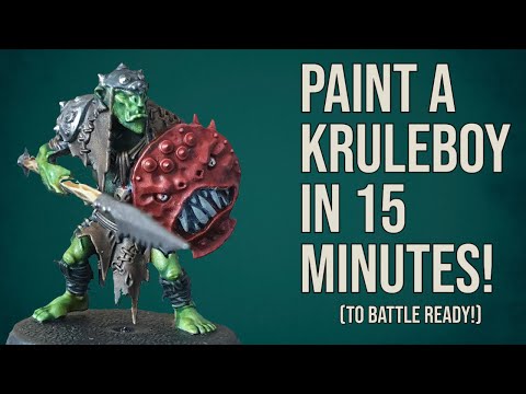 Battle Ready Kruleboyz - Painted in 15 minutes!