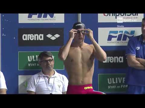 Assoluti UnipolSai 2019 - Santo Condorelli 3° posto 100 Stile Libero!