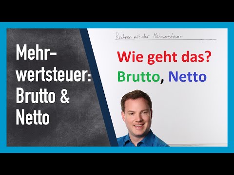 Mehrwertsteuer: Brutto & Netto berechnen
