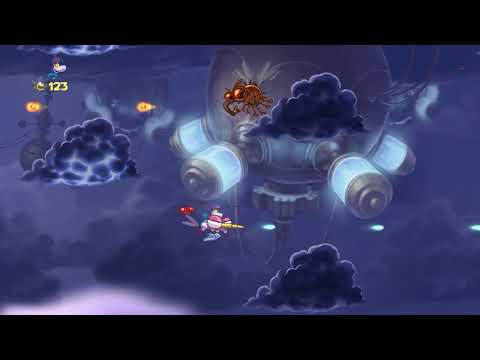 Rayman Origins MOODY CLOUDS Riding the Storm Part 58 Gameplay