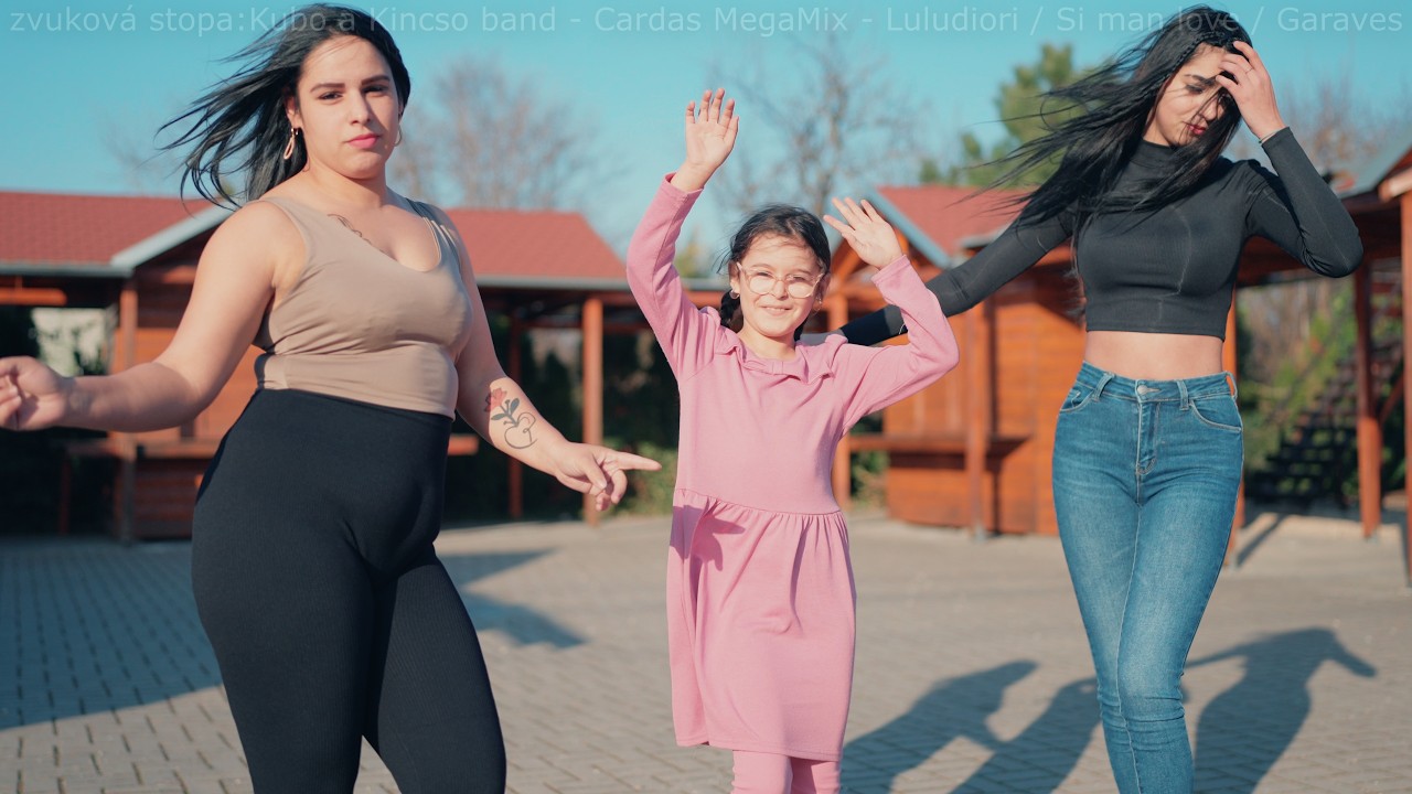 Julinda Simonka Andrejka - Tanecne cover video od Kubo a Kincso band