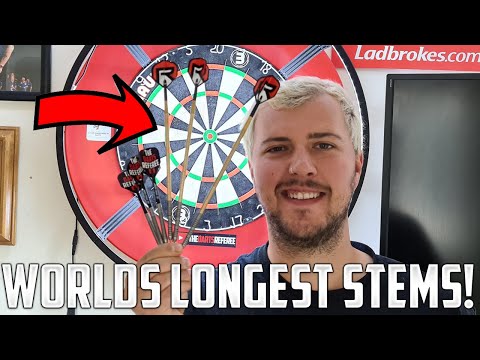 THE WORLD'S LONGEST DARTS STEMS!