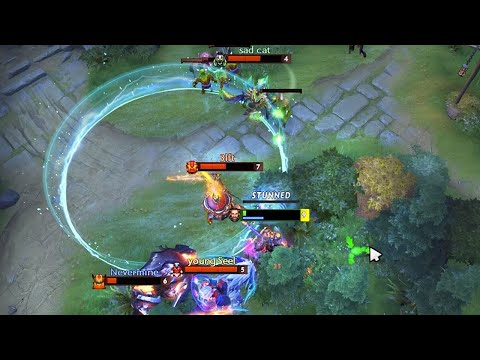 when 4 people gank the best kunkka in the world