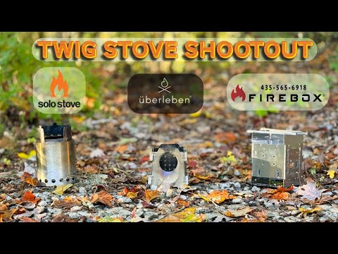 Twig Stove Shootout - Solostove, Überleben and Firebox