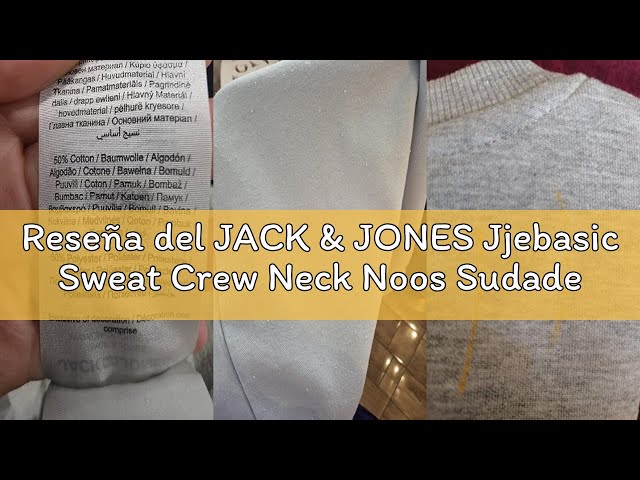 Vídeo relacionado con Jack & Jones Jjebasic Sweat Crew Neck Noos Sudadera, Marino, M Hombre