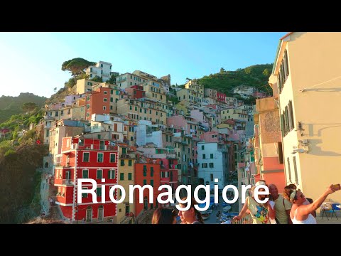 🇮🇹 Riomaggiore, Italy (IT), 2021, sunset walking virtual tour