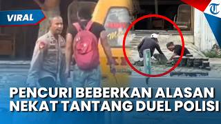 Pria Berani Tantang Polisi Duel setelah Ketahuan Curi Kabel di Medan, Kicep saat Berhasil Ditangkap