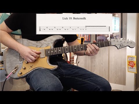 15 Modern Blues Licks w/ TABS