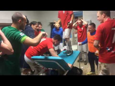 SIAMO IN FINALE. LA FESTA NELLO SPOGLIATOIO BIANCOCELESTE