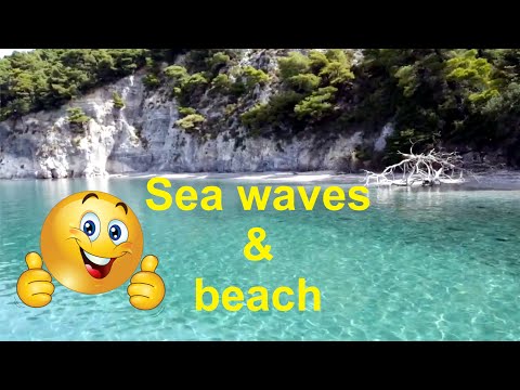 Sea waves & beach drone  |   no copyright  | video   Free HD Video