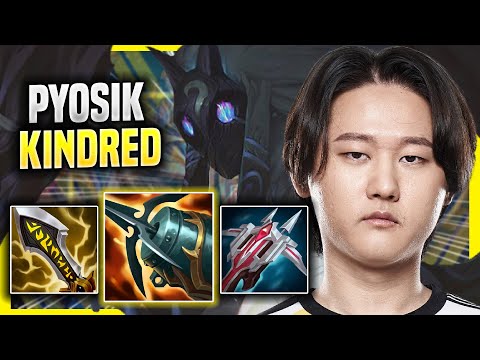 PYOSIK BRINGS BACK HIS ICONIC KINDRED! - DRX Pyosik Plays Kindred JUNGLE vs Taliyah!