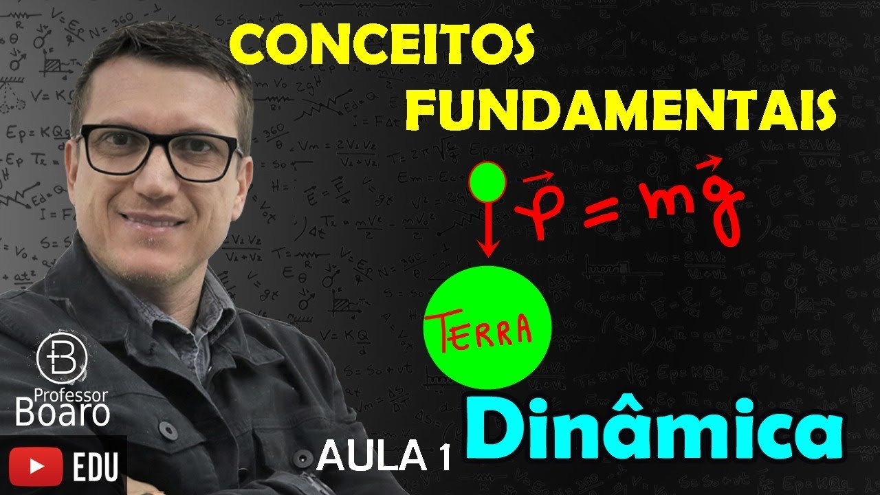 CONCEITOS FUNDAMENTAIS - DINÂMICA - (TEORIA + EXERCÍCIOS)  - AULA 1