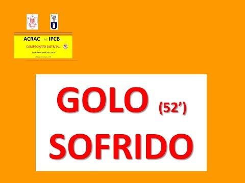 1ºGolo Sofrido, ACRAC(2) vs IPCB(2), 52min., 29Nov2015, 15h, Atalaia do Campo