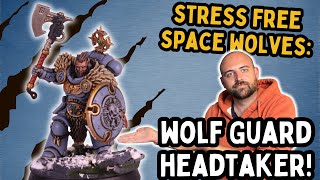 Paint the Wolf Guard Headtakers for Space Wolves!
