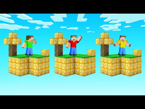 Slogo - LUCKY BLOCK SKYBLOCK vs MY FRIENDS! (Minecraft)