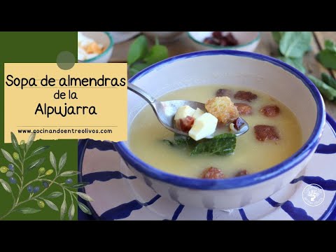 Receta de Sopa de almendras alpujarreña