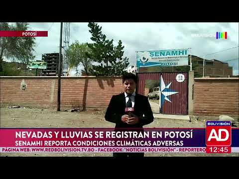 Nevadas y lluvias se registran en Potosí