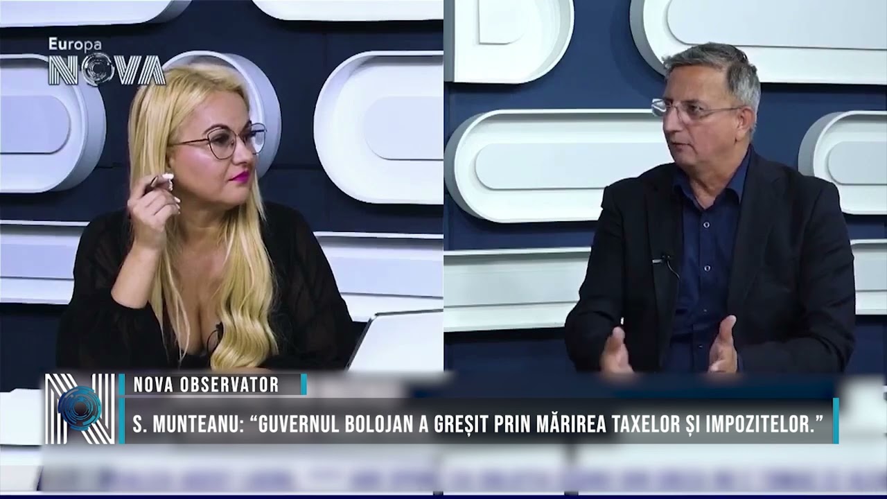 S. Munteanu: “Guvernul Bolojan a greșit prin mărirea taxelor și impozitelor.”