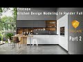 Enscape SketchUp Kitchen Design Workflow Modeling To Render Tutorial Part 2 Enscape SketchUp