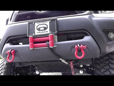 Tacoma Hidden Winch Mount