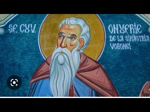 ACATISTUL SFÎNTULUI CUVIOS ONUFRIE DE LA VORONA.