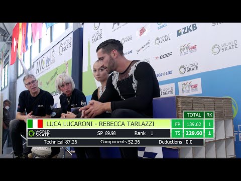 AWC22 - Luca Lucaroni & Rebecca Tarlazzi - Pairs: Long Program Junior & Senior (20.05.2022)