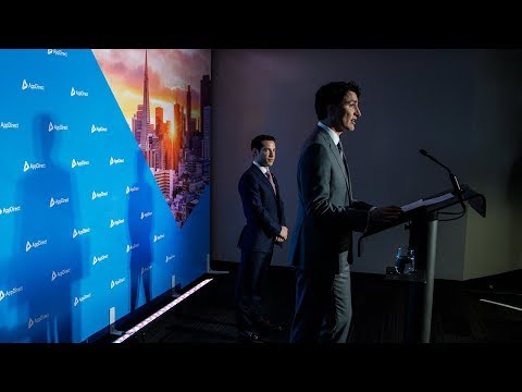PM Trudeau delivers remarks at the AppDirect offices in San Francisco, California