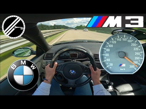 BMW M3 E46 | 343 PS | Top Speed Drive German Autobahn No Speed Limit POV