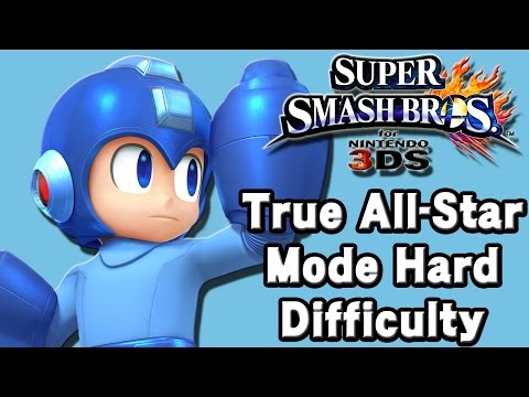Super Smash Bros. For 3DS (True All-Star Mode Hard Difficulty | Mega Man)