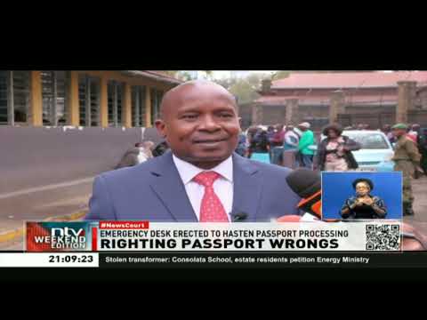 CS Kindiki sets up an emergency desk at Nyayo House to fasten the processing of passports