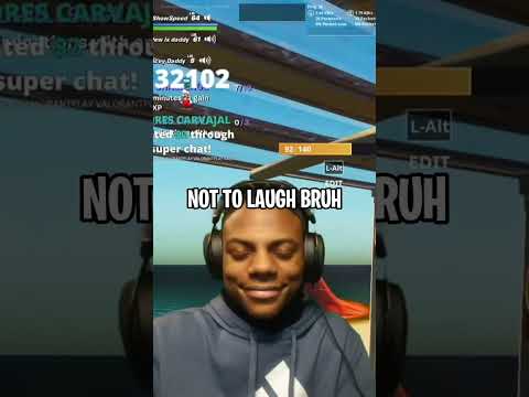 Remember when IShowSpeed Couldn’t Hold In His Laugh? 😂#shorts #fortnite #speed #ishowspeed