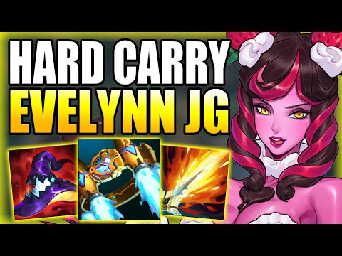 THIS IS HOW YOU CAN EASILY HARD CARRY GAMES WITH EVELYNN JUNGLE! - Gameplay Guide League of Legends