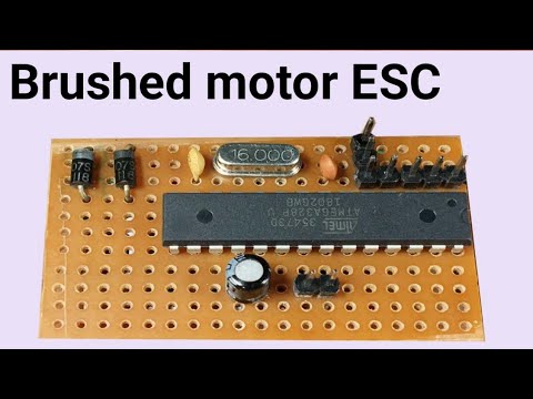 Simple arduino brushed motor speed controller (ESC)