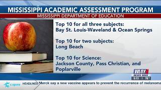 South Mississippi districts rank in top 10 on state test results