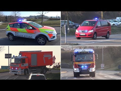 [FEUER & EINGEKLEMMTE Personen im Tunnel] KatSch-Übung  | Ca. 500 Einsatzkräfte proben den Ernstfall