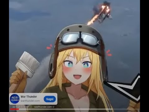 the war thunder anime ad