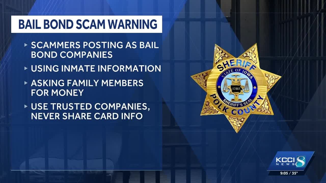 Polk County Sheriff's Office warns public about bail bond scams